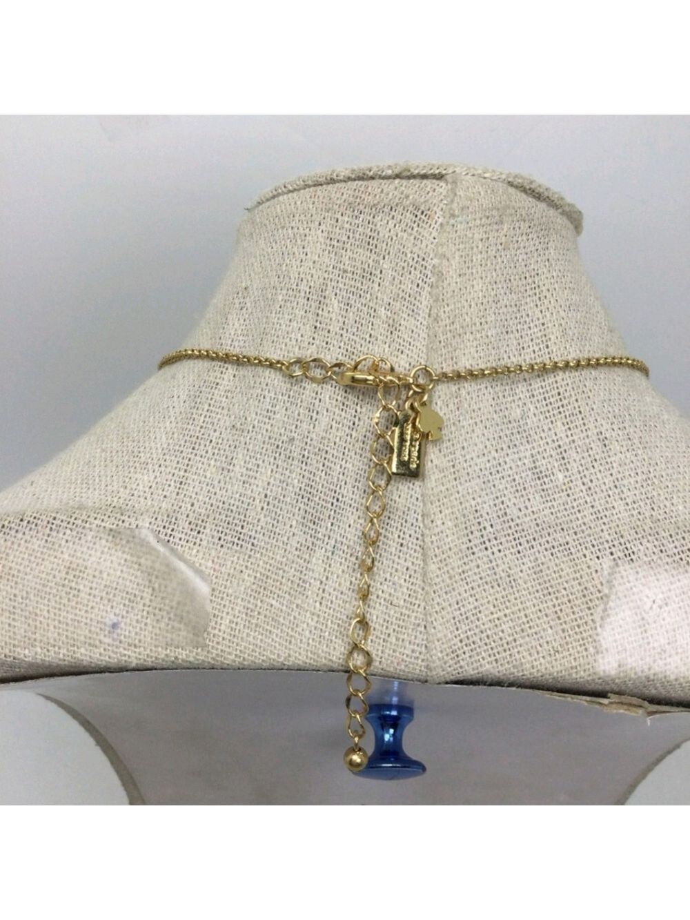 Kate Spade New York Iridescent Faceted Rhinestone Pendant Necklace – 18" EUC - Picture 4 of 6